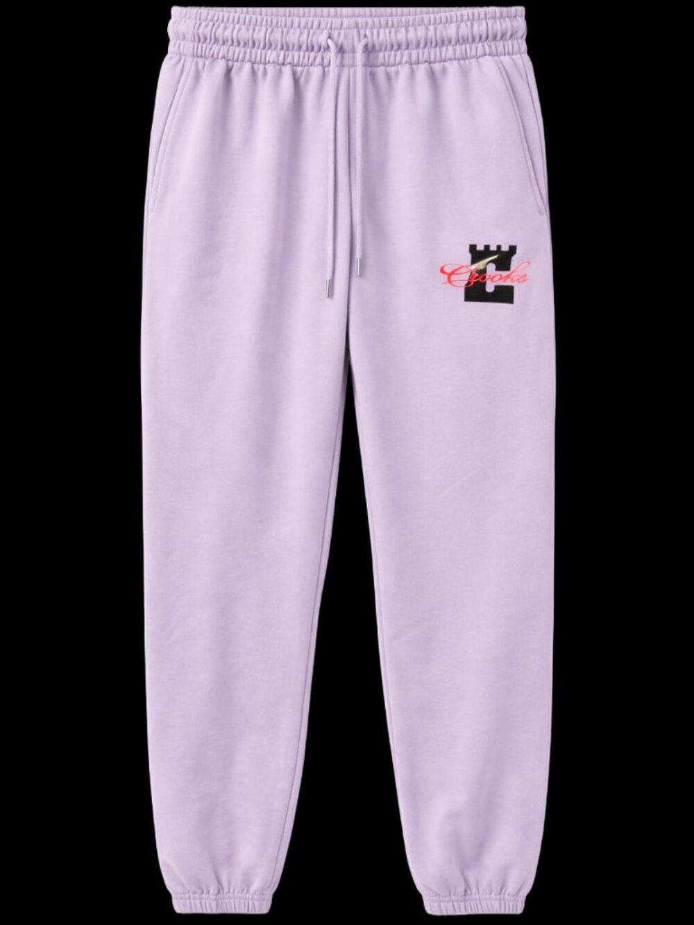 CROOKS & CASTLES GRAPHIC JOGGER PANTS LILAC
